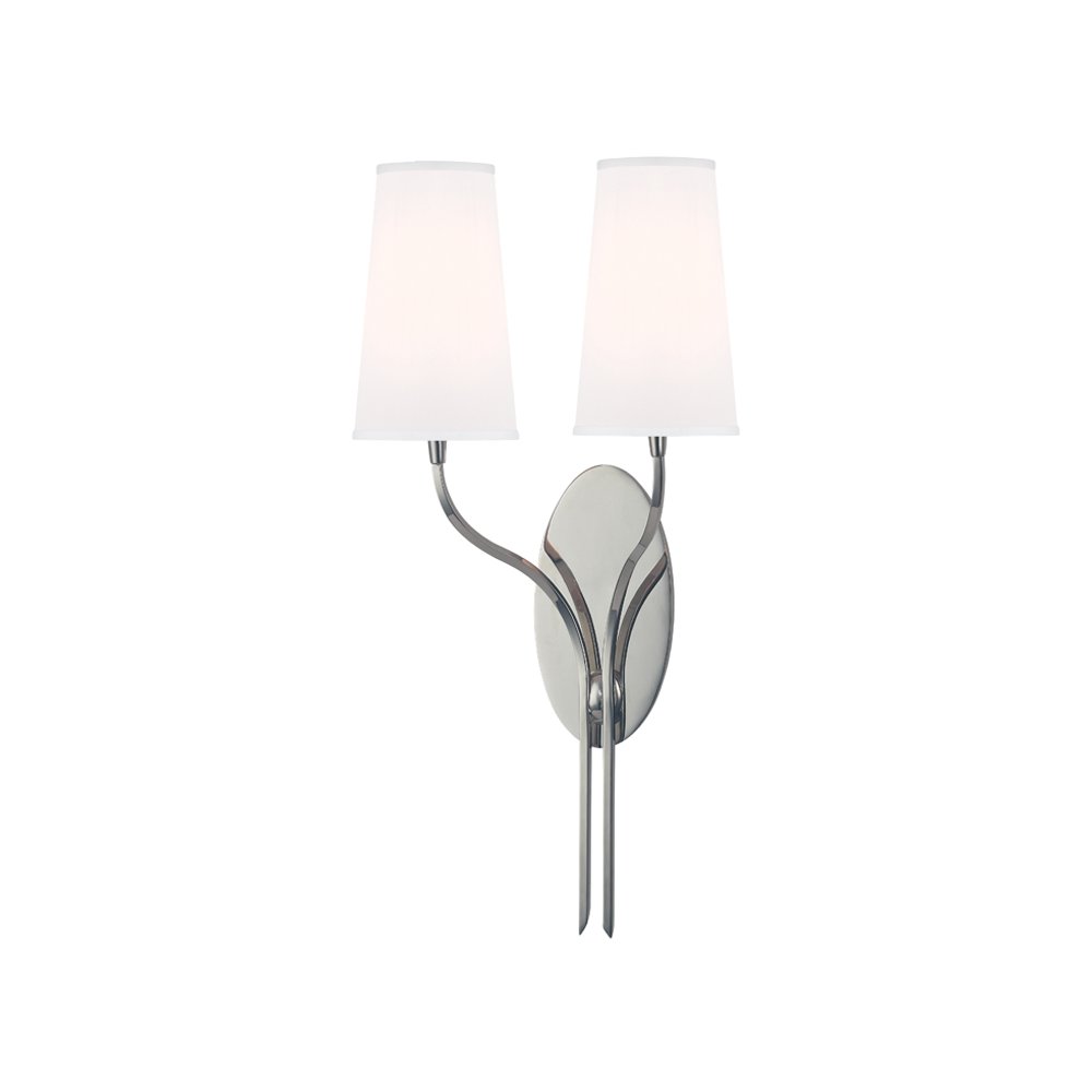 Rutland Wall Sconce, Polished Nickel. Picture 1