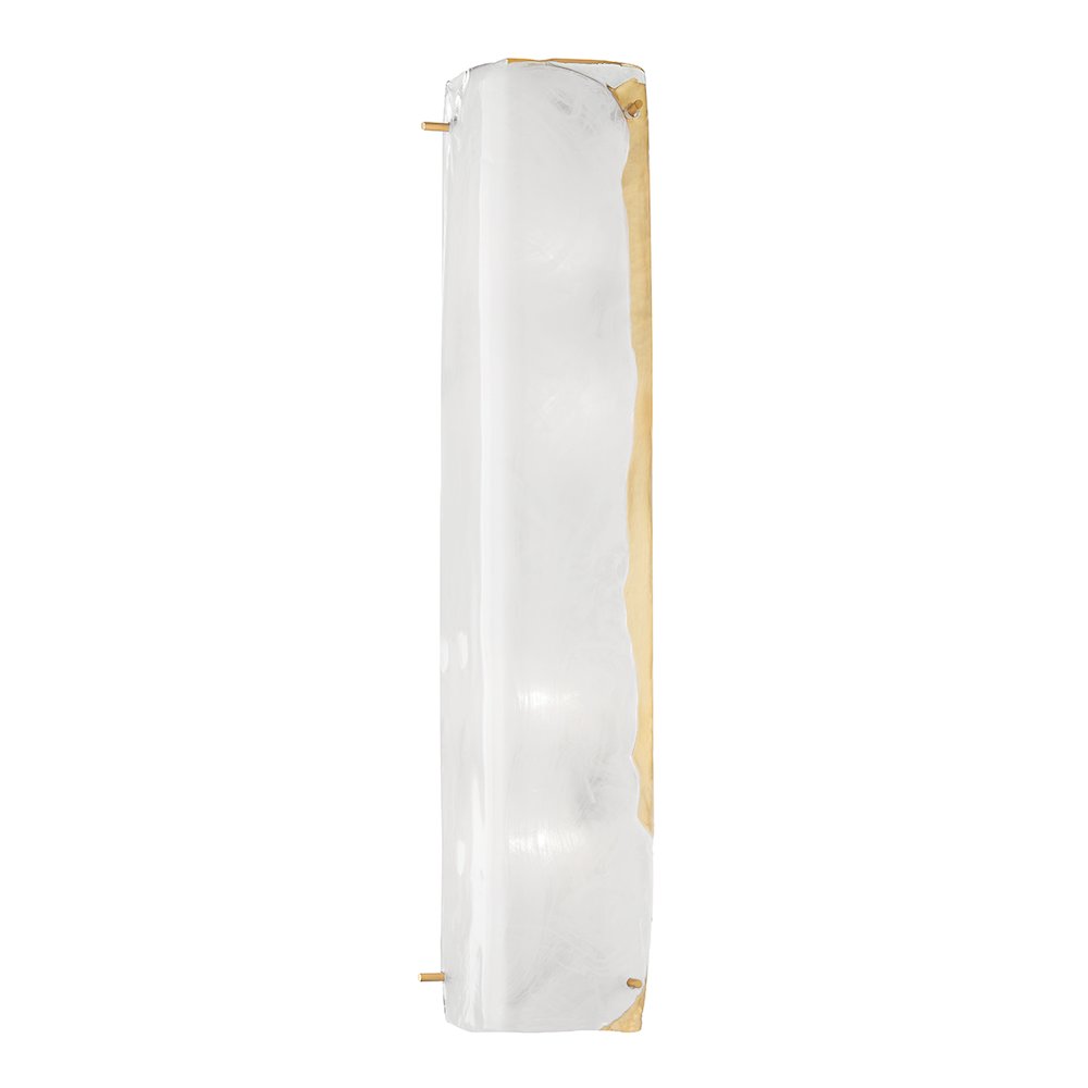 Hines Wall Sconce, Aged Brass. Picture 1