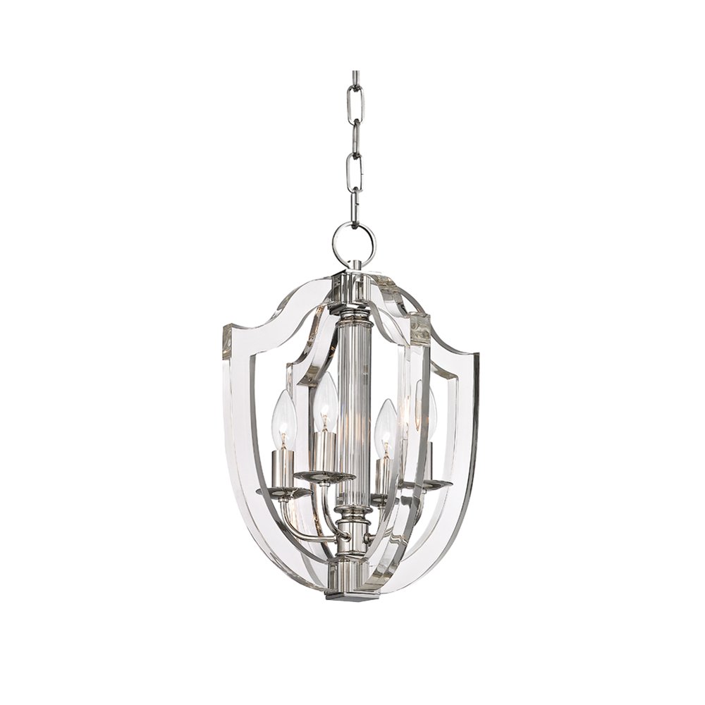 Arietta Pendant, Polished Nickel. Picture 1
