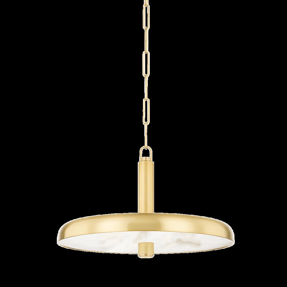 Reynolds Pendant, Aged Brass. Picture 1