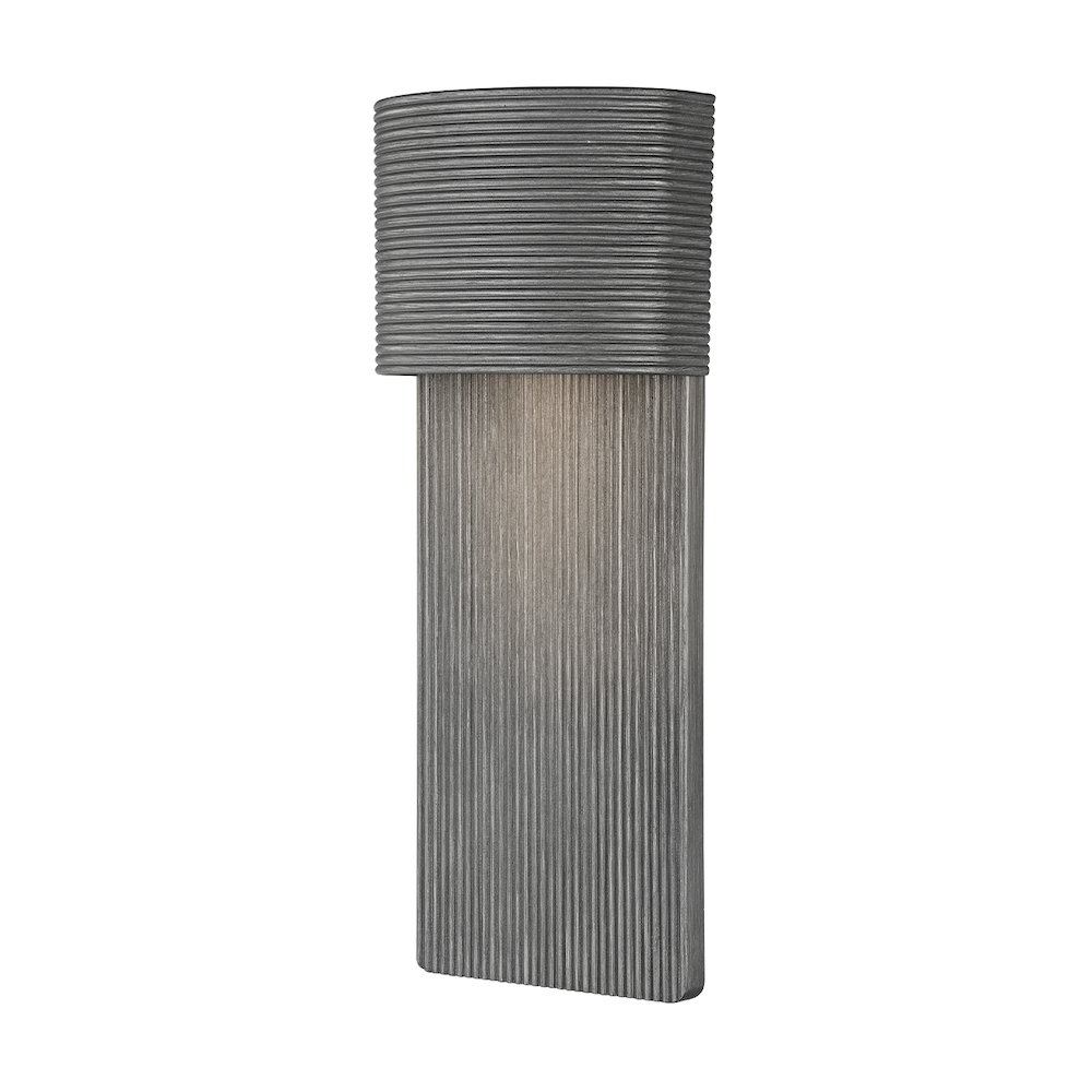 Tempe Exterior Wall Sconce, Graphite. Picture 1