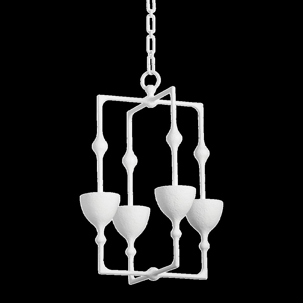 Antalya Lantern, Gesso White. Picture 1