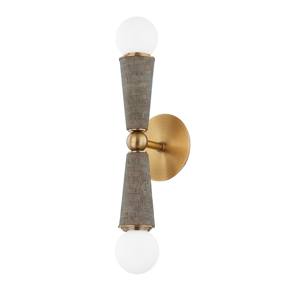 Dax Wall Sconce, Patina Brass. Picture 1