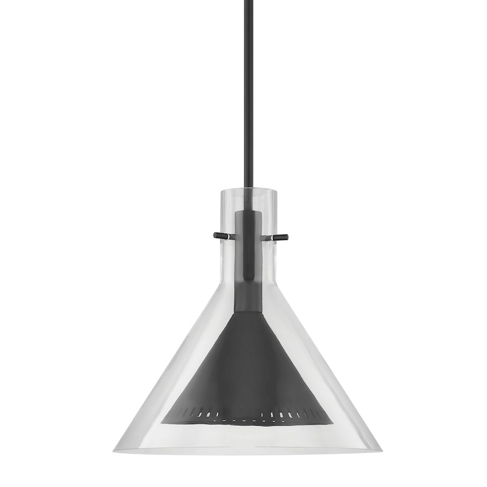 Atticus Pendant, Soft Black. Picture 1