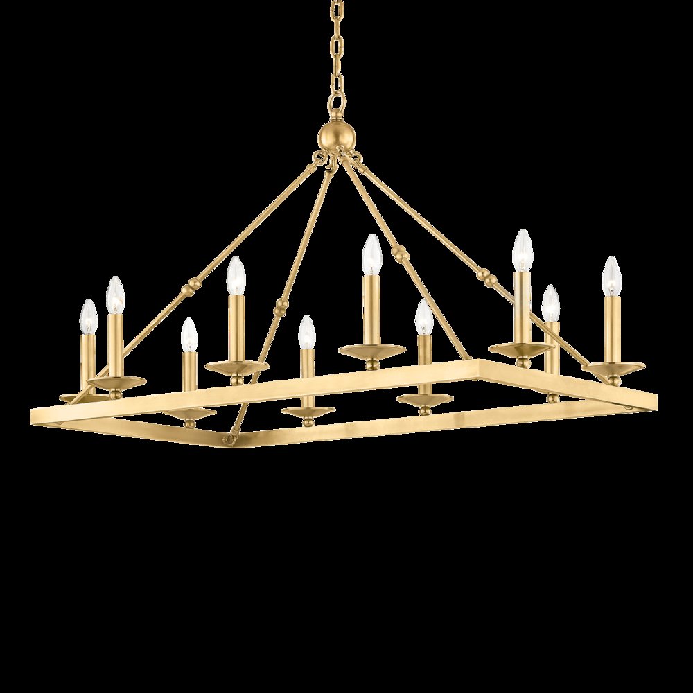 Allendale Linear, Aged Brass. Picture 1