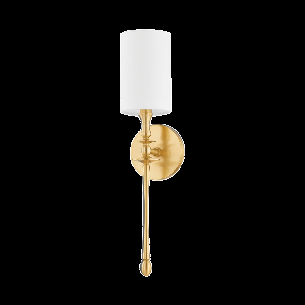 Guilford Wall Sconce, Aged Brass. Picture 1