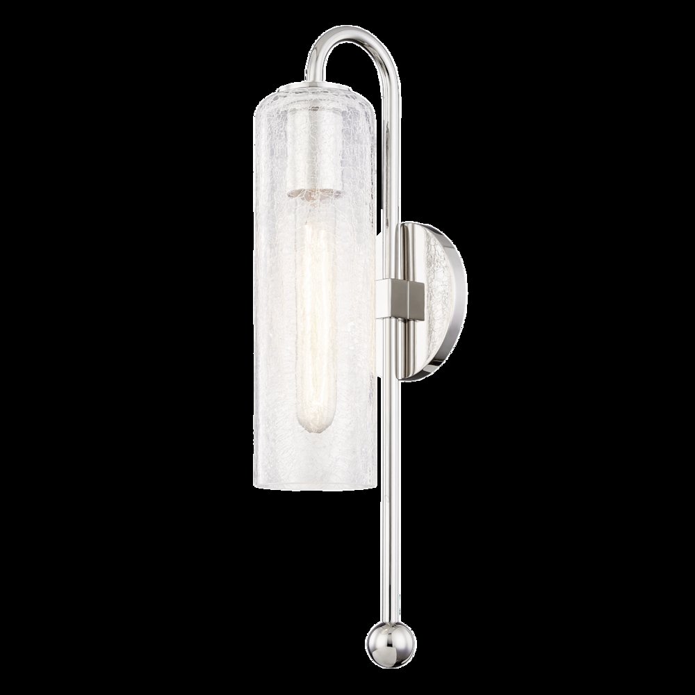 Skye Wall Sconce, Polished Nickel. Picture 1