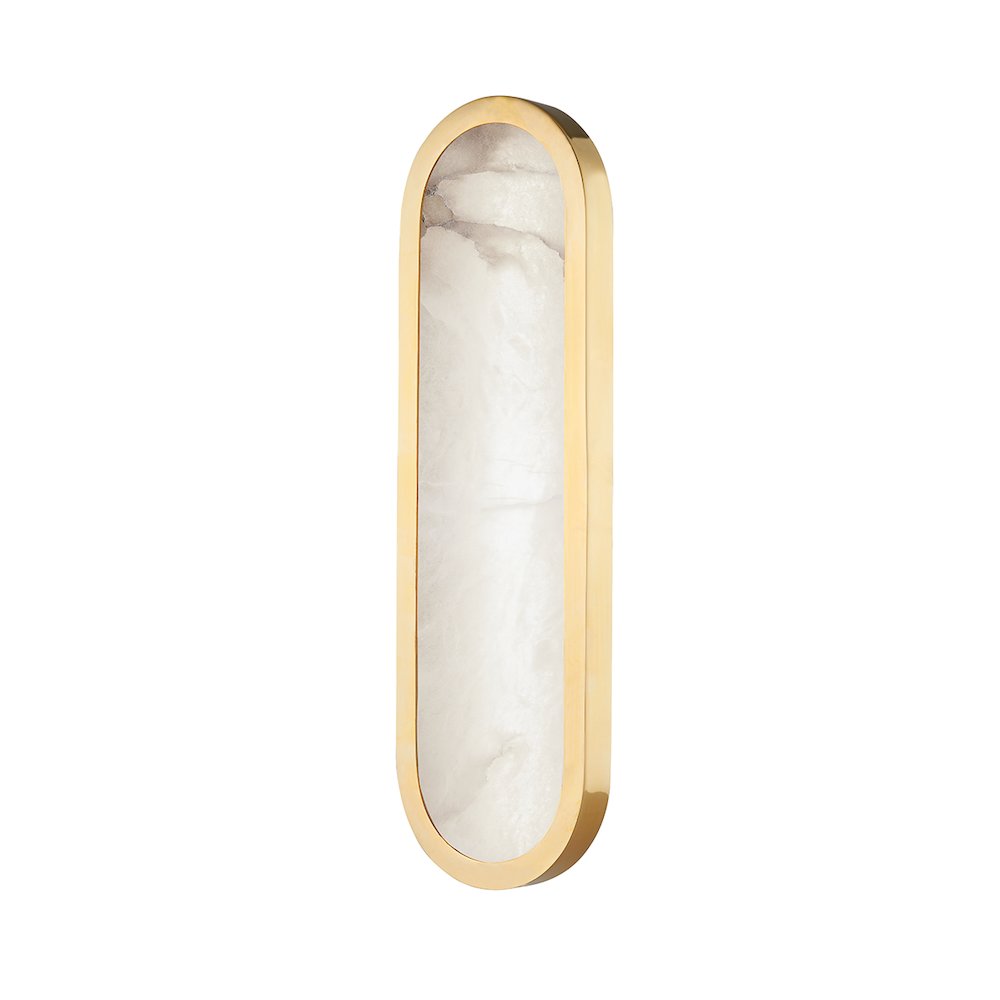 Manhasset Wall Sconce, Aged Brass. Picture 1