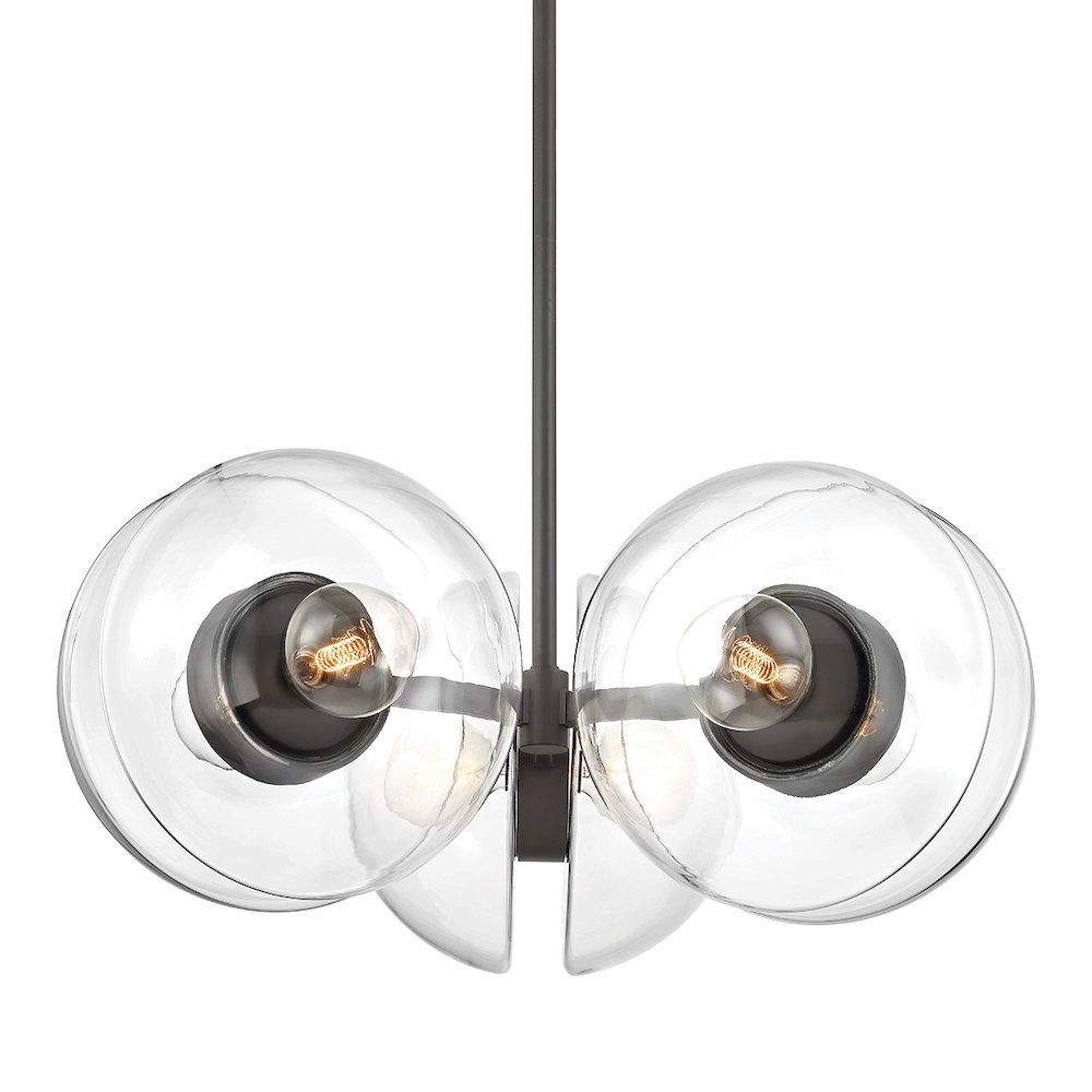 Kert Chandelier, Black Brass. Picture 1