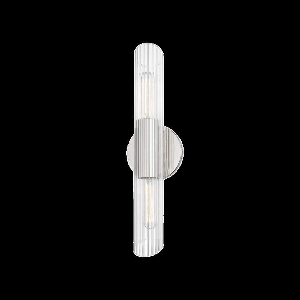 Cecily Wall Sconce, Polished Nickel. Picture 1