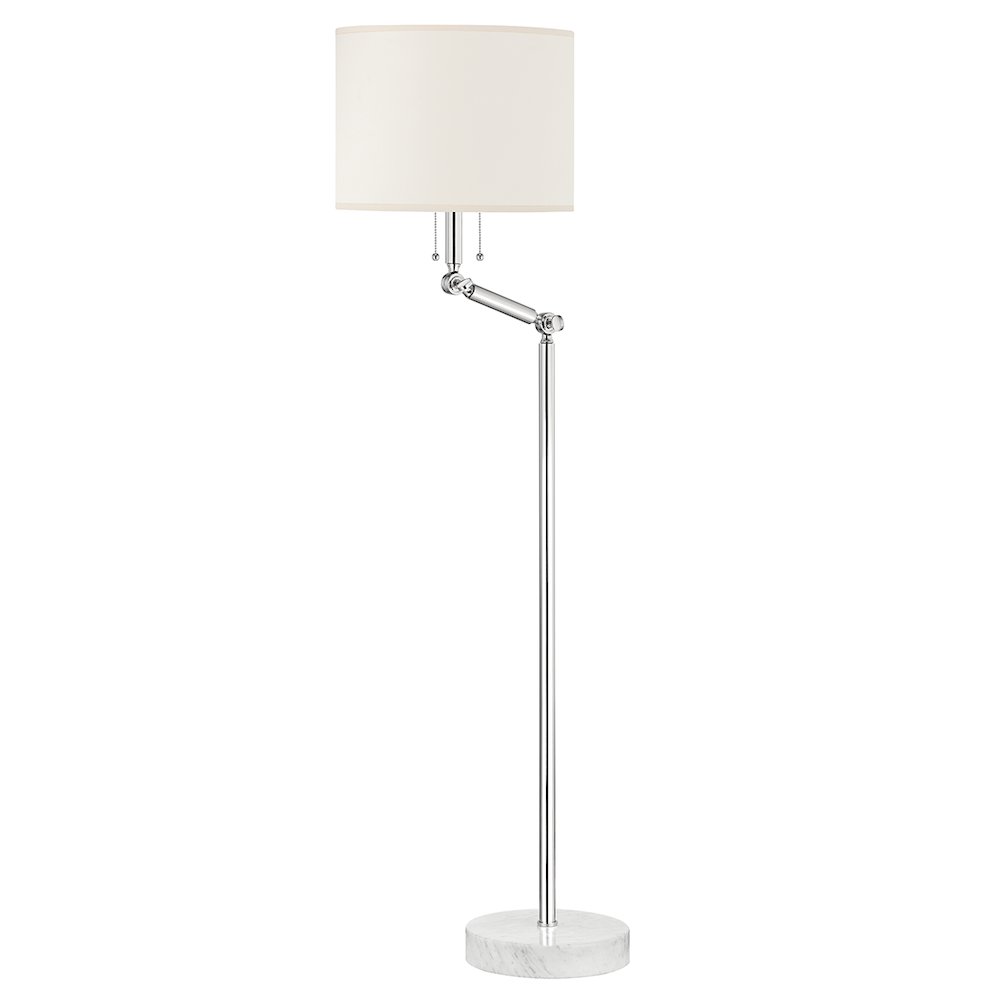 Essex Floor Lamp, Polished Nickel. Picture 1
