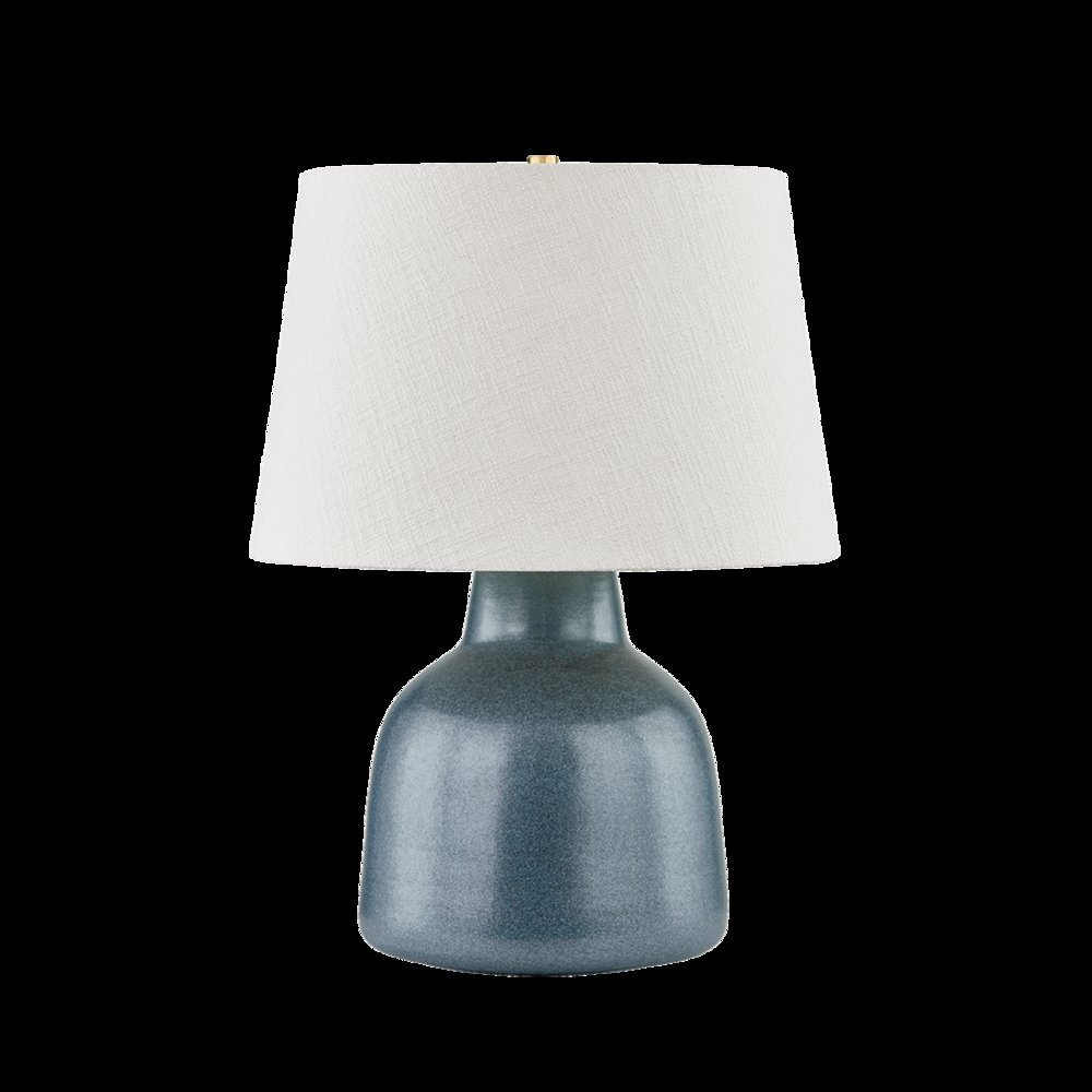 Ridgefield Table Lamp, Aged Brass. Picture 1