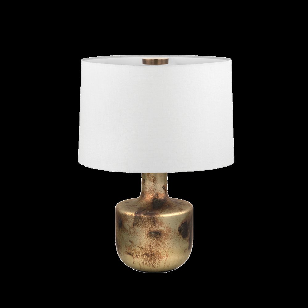 Terron Table Lamp, Patina Brass. Picture 1