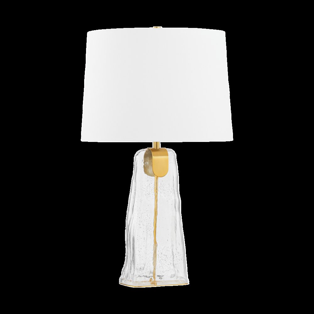 Midura Table Lamp, Aged Brass. Picture 1
