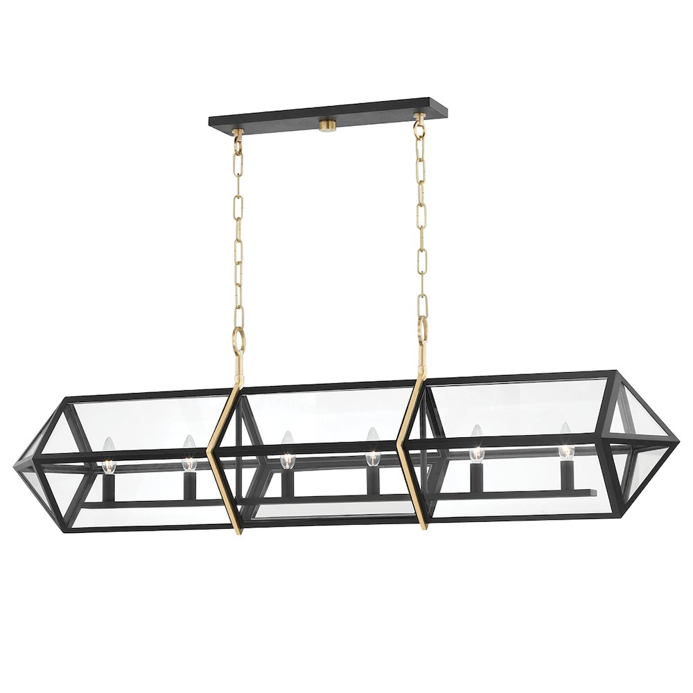 Bedford Hills Linear, Aged Brass. Picture 1