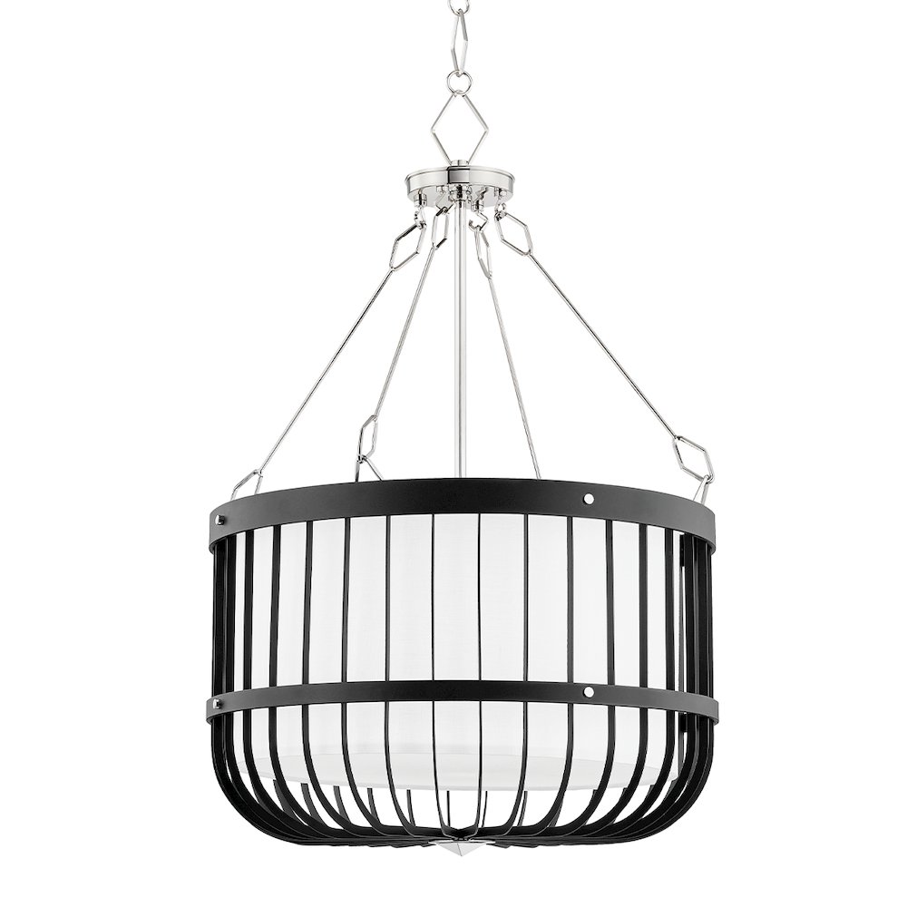 Landon Lantern, Polished Nickel. Picture 1