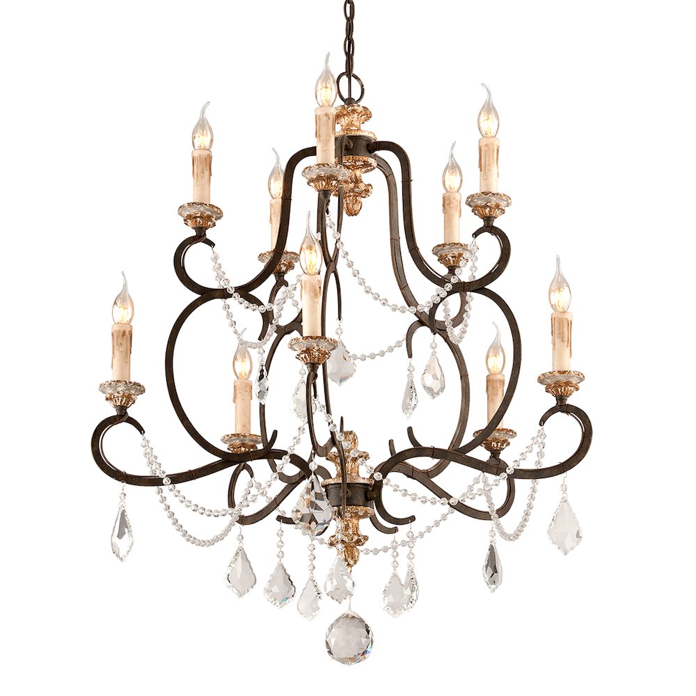 Bordeaux Chandelier, Parisian Bronze. Picture 1