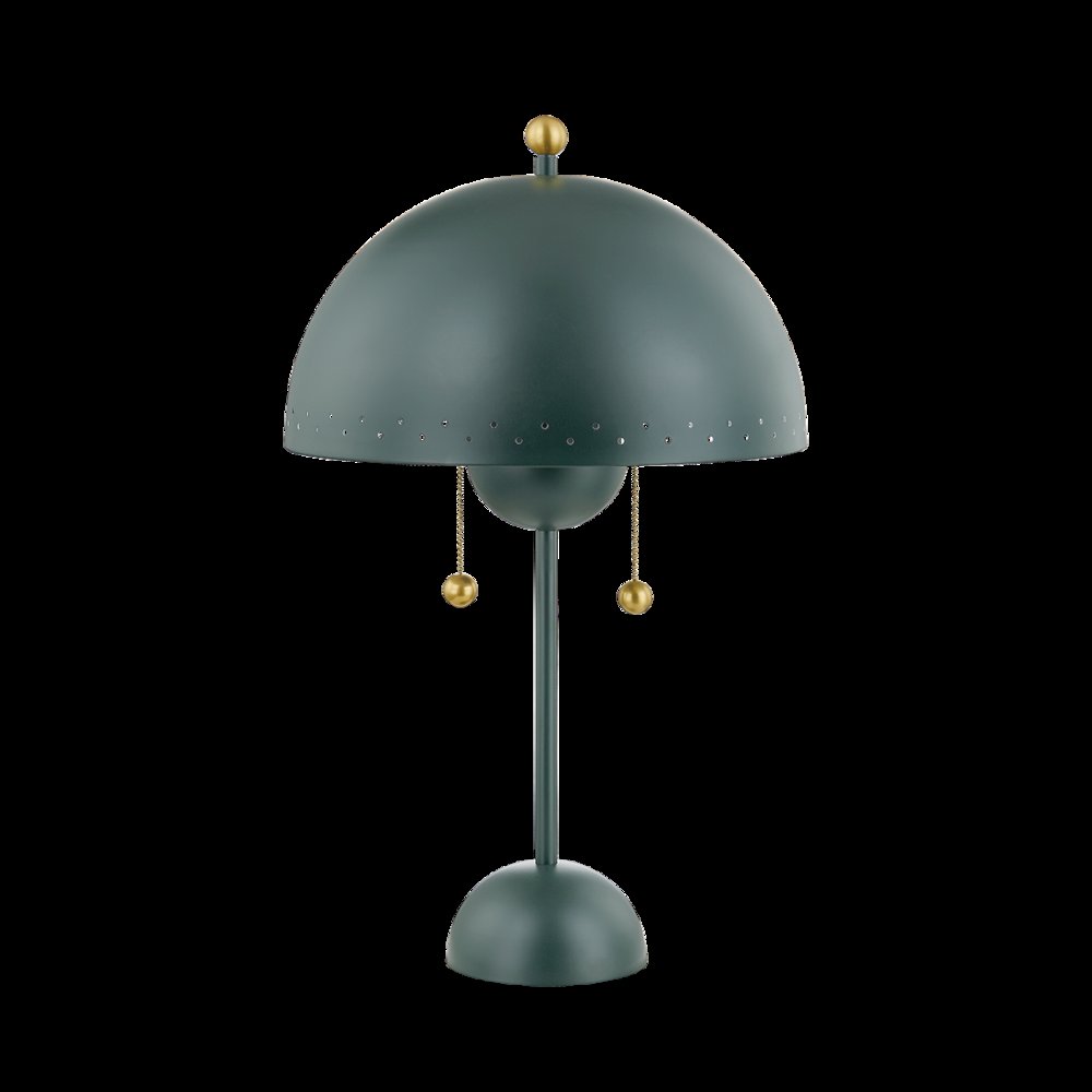 Jojo Table Lamp, Aged Brass. Picture 1