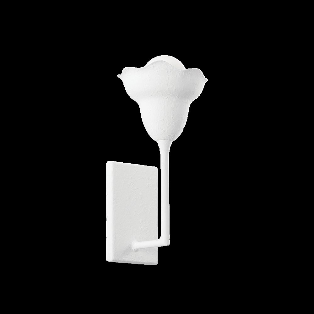Alora Wall Sconce, White Plaster. Picture 1