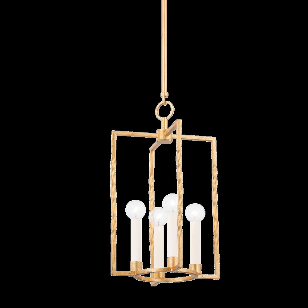 Adelaide Lantern, Vintage Gold Leaf. Picture 1