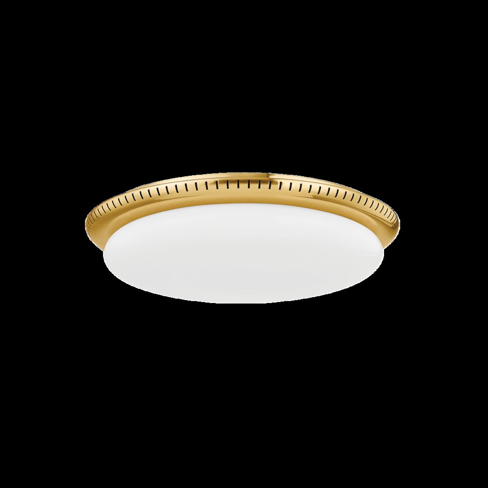 North Castle Flush Mount, Aged Brass. Picture 1