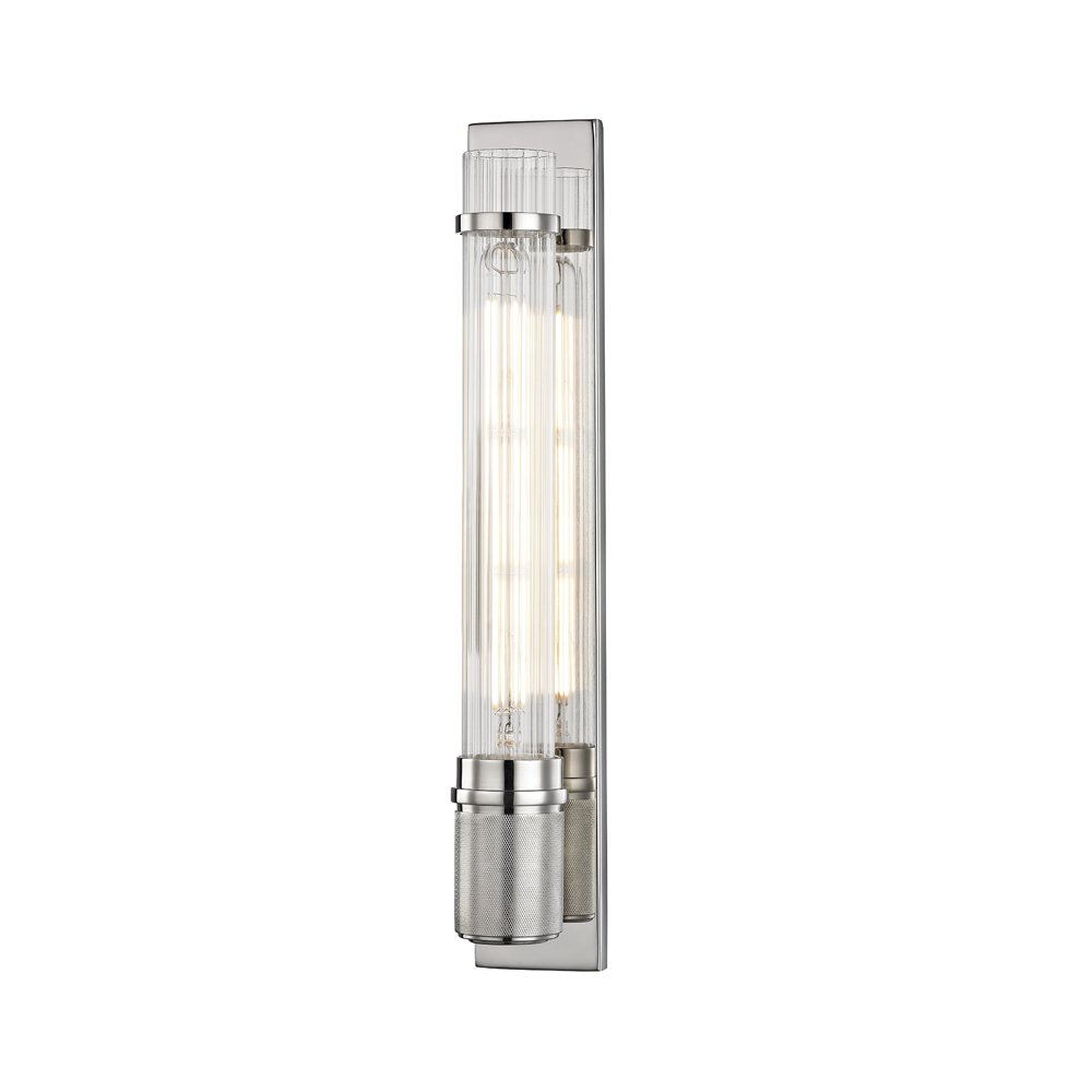 Shaw Wall Sconce, Polished Nickel. Picture 1