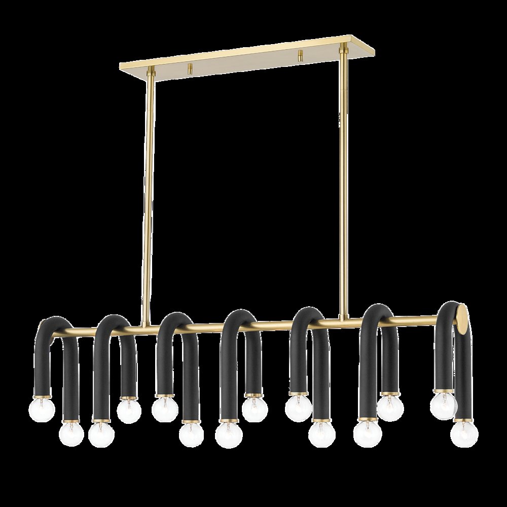 Whit Linear, Aged Brass. Picture 1