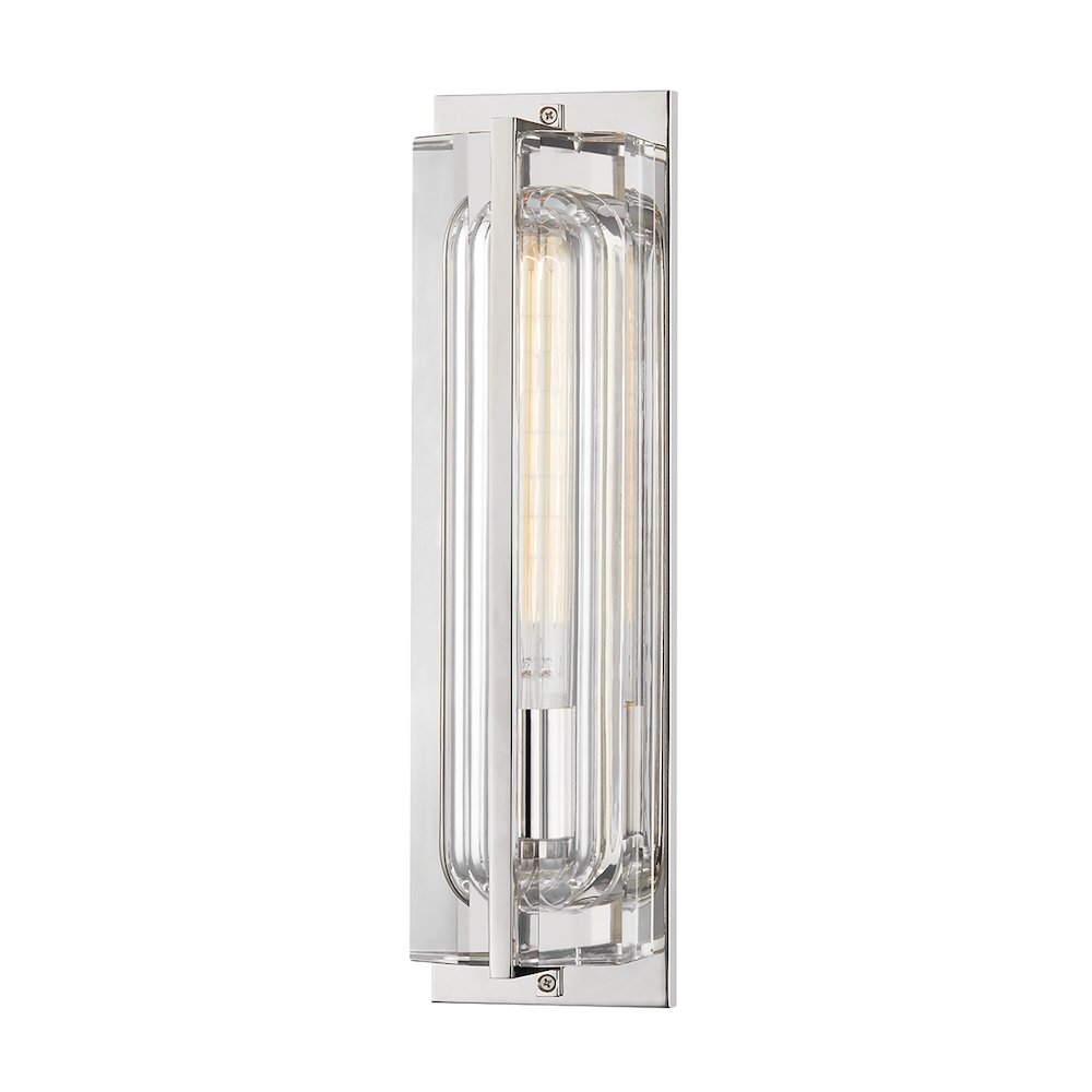 Hawkins Wall Sconce, Polished Nickel. Picture 1