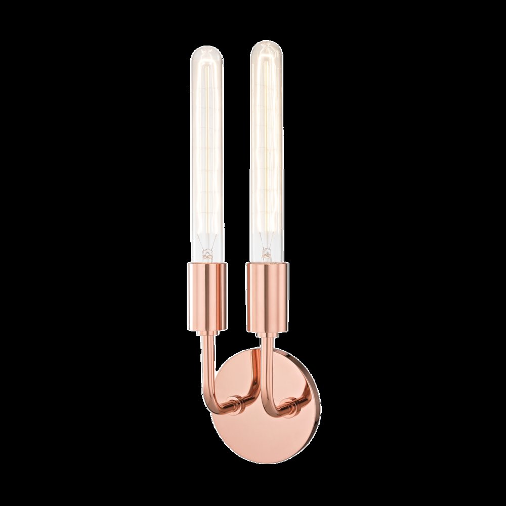 Ava Wall Sconce, Polished Copper. Picture 1