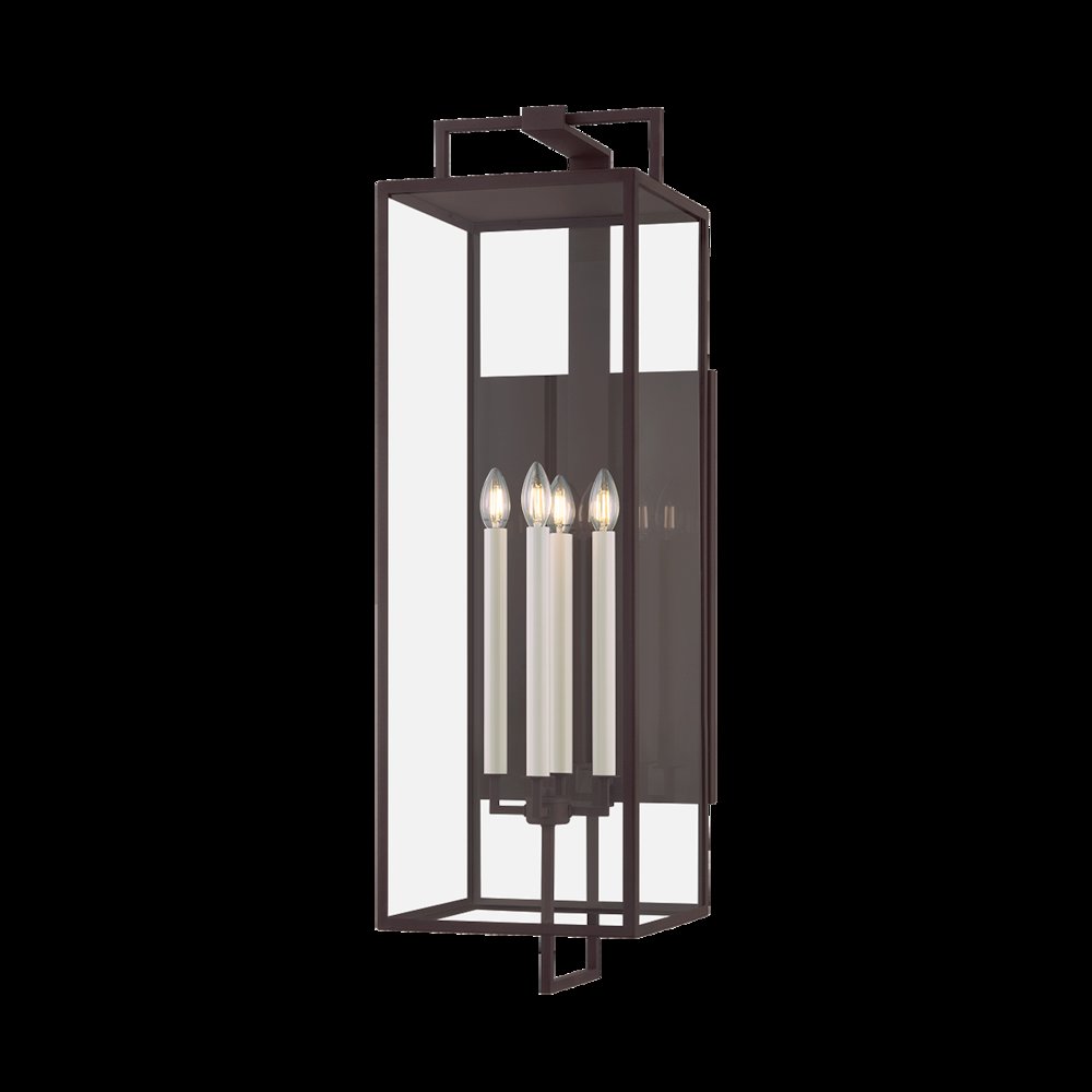 Beckham Exterior Wall Sconce, Textured Bronze. Picture 1
