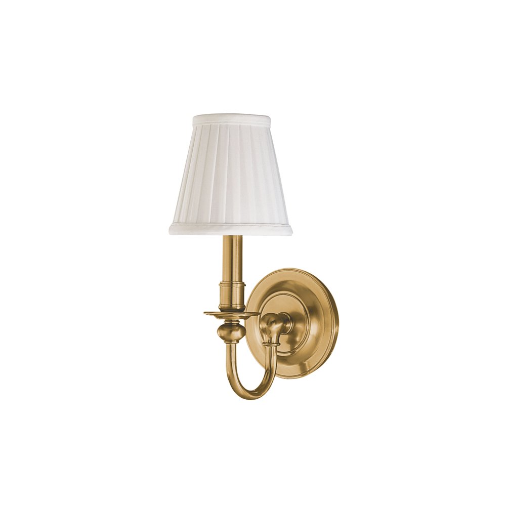 Beekman Wall Sconce, Aged Brass. Picture 1