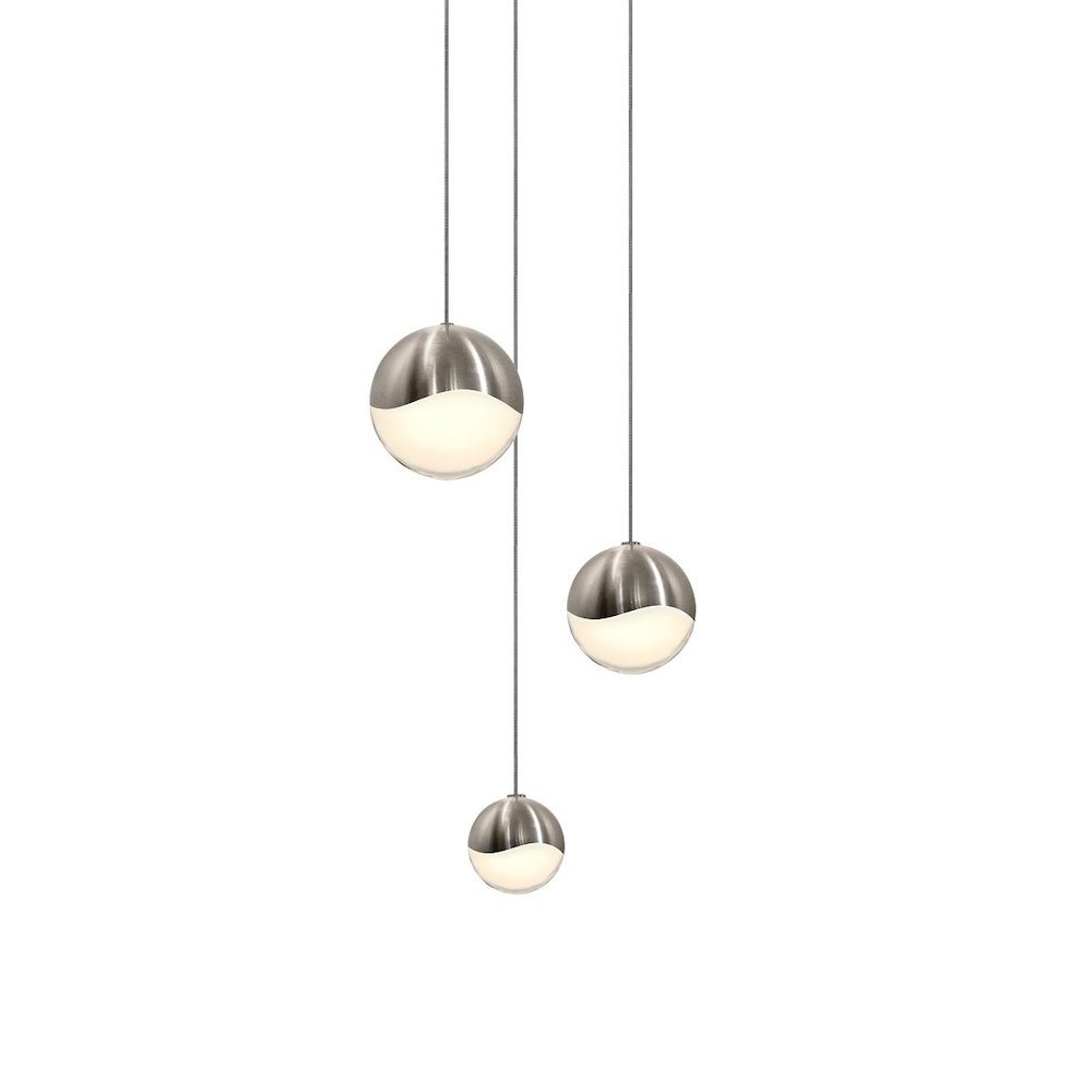 Grapes Pendant, Satin Nickel. Picture 1