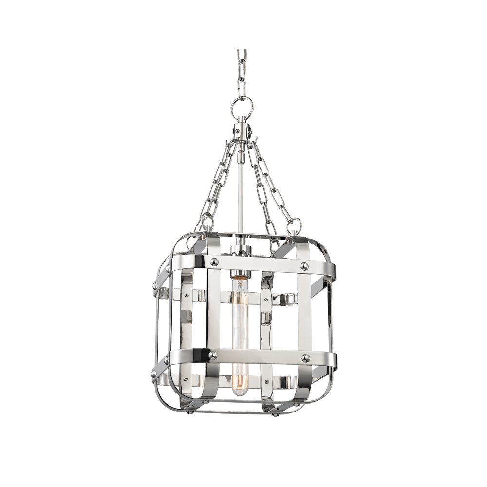 Colchester Pendant, Polished Nickel. Picture 1