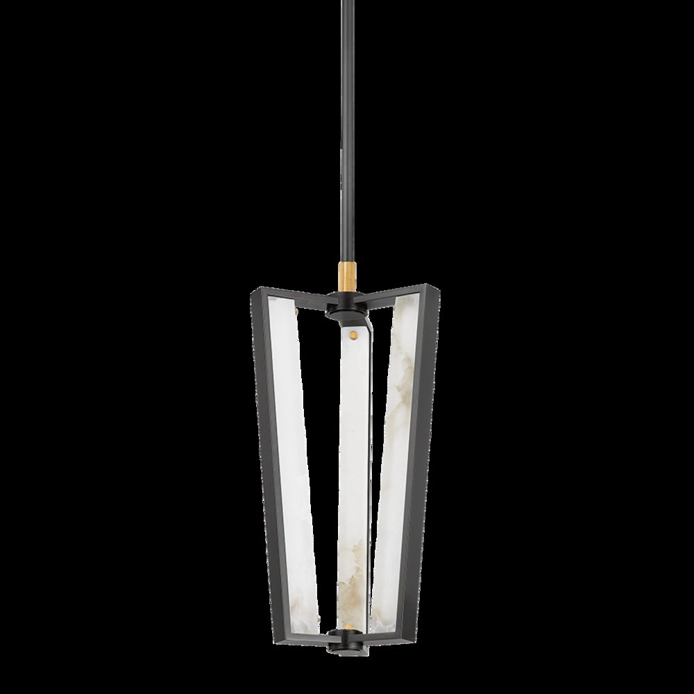 Edgemere Pendant, Aged Brass. Picture 1