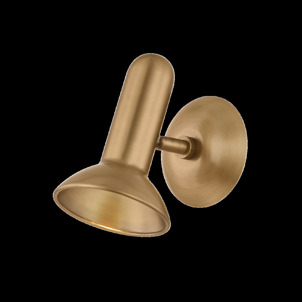 Bjorn Flush Mount, Patina Brass. Picture 1