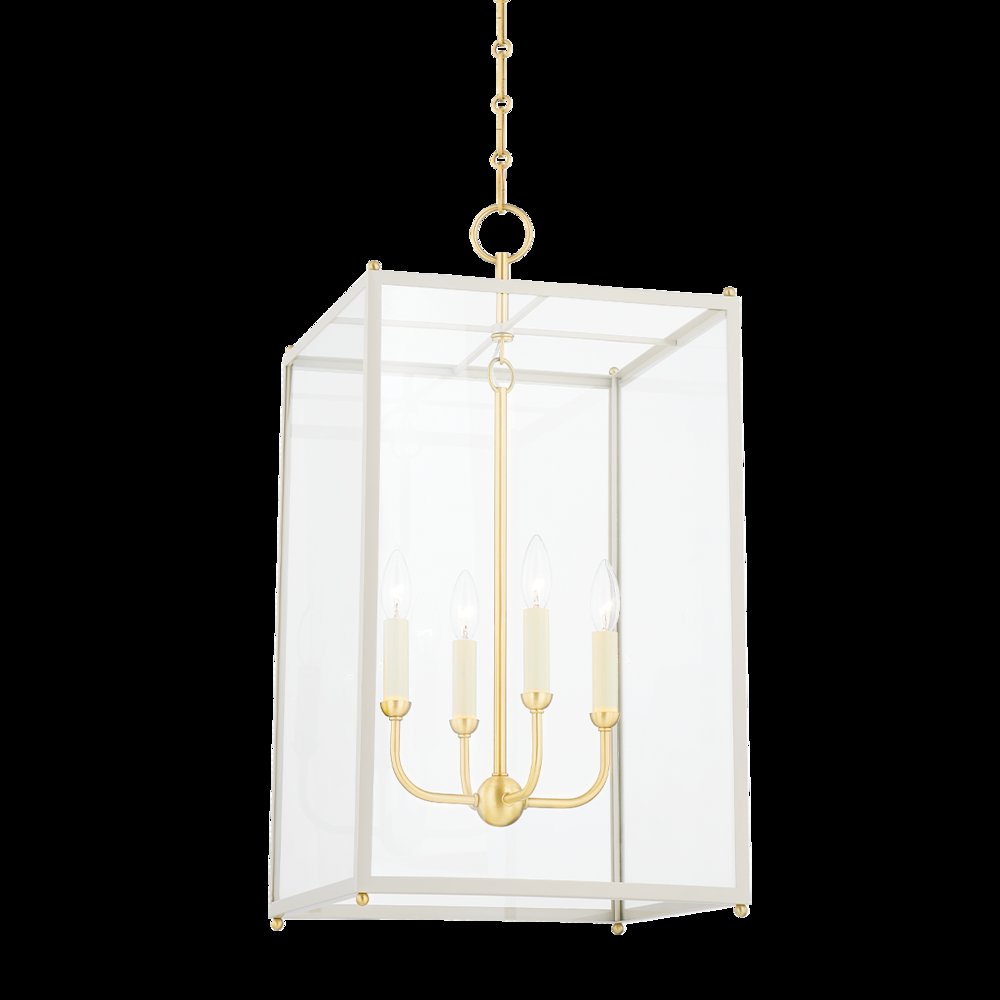 Chaselton Lantern, Aged Brass. Picture 1