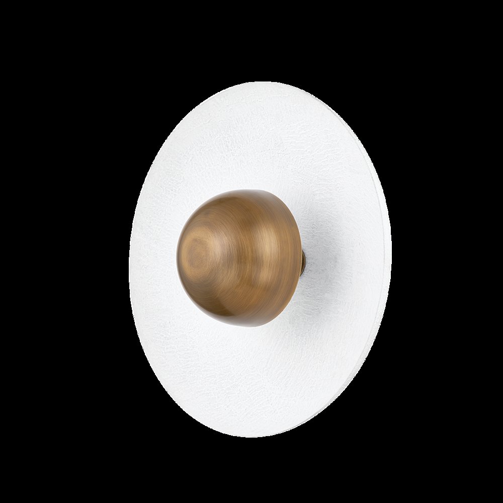 Noah Flush Mount, Patina Brass. Picture 1