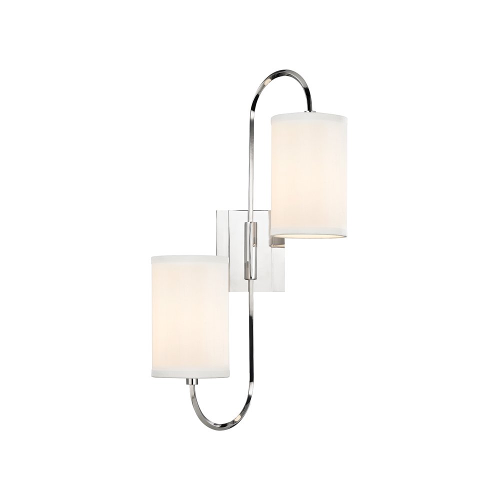 Junius Wall Sconce, Polished Nickel. Picture 1