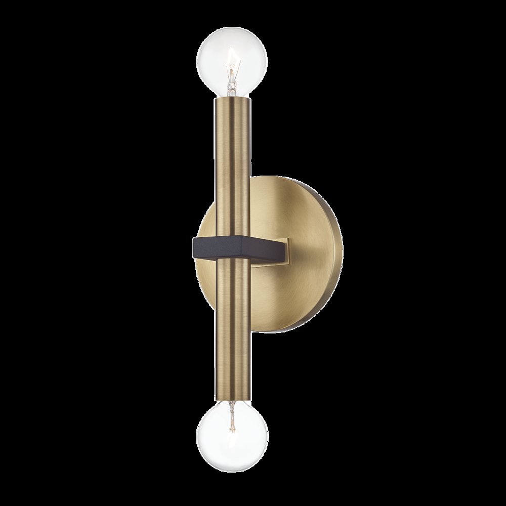Colette Wall Sconce, Aged Brass. Picture 1