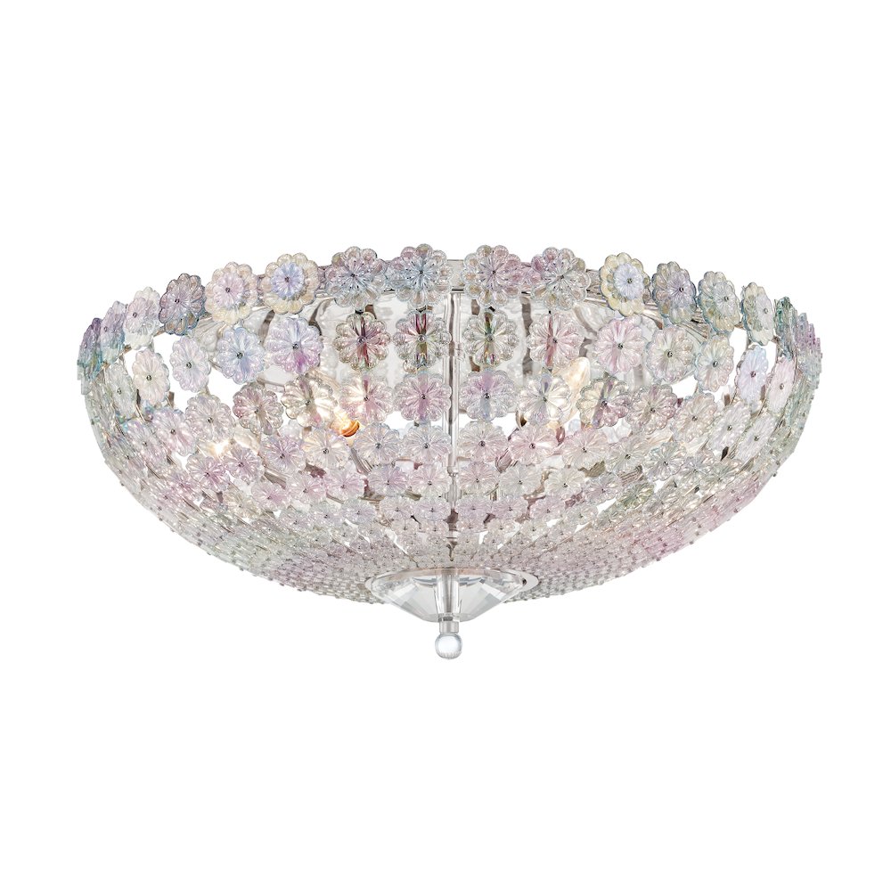 Floral Park Semi Flush, Polished Nickel. Picture 1