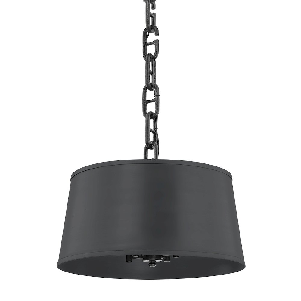 Admirals Row Pendant In Soft Off Black Color. Picture 1