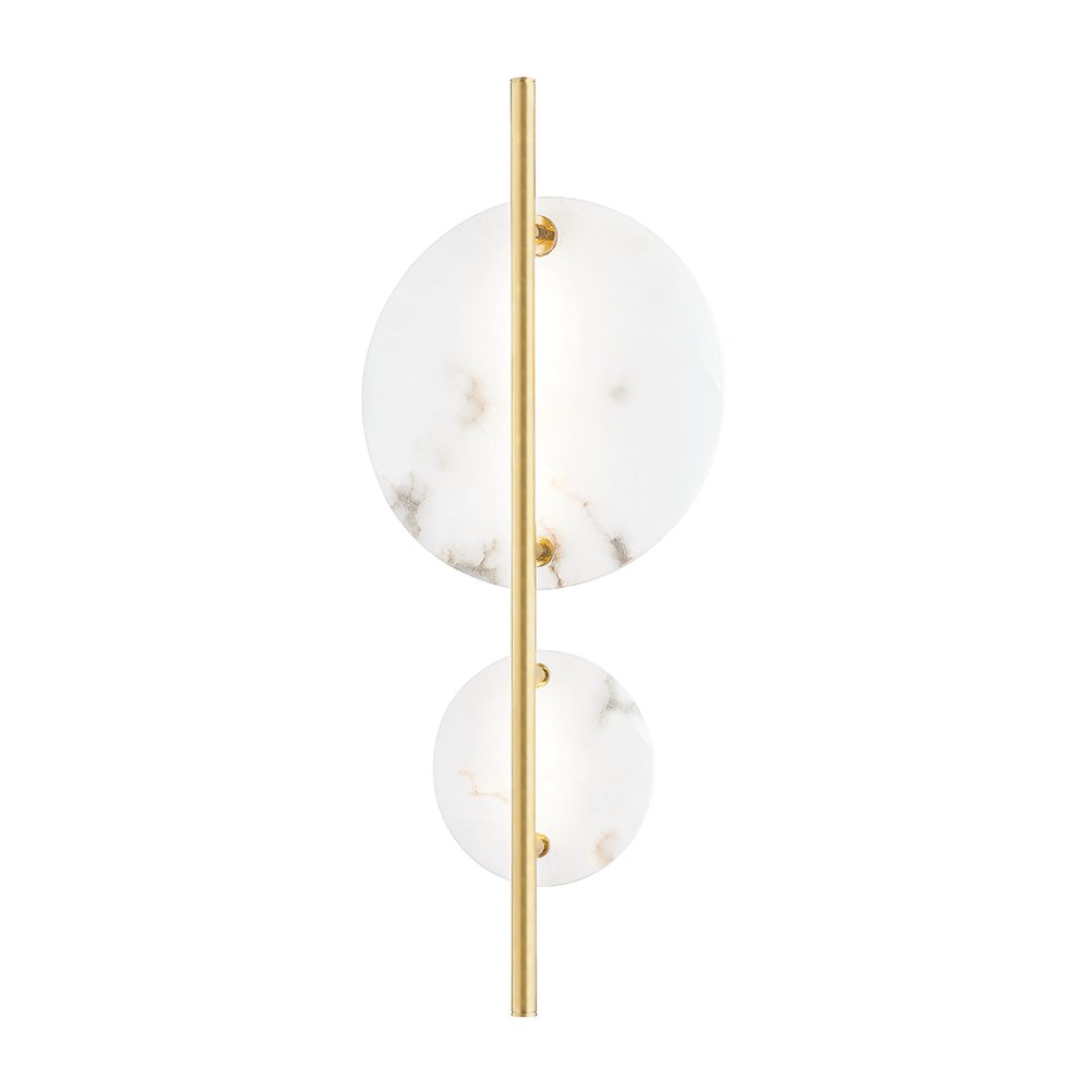 Croft Wall Sconce, Aged Brass. Picture 1