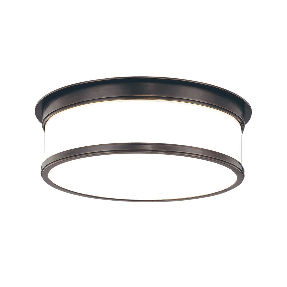 Geneva Flush Mount, Old Bronze. Picture 1