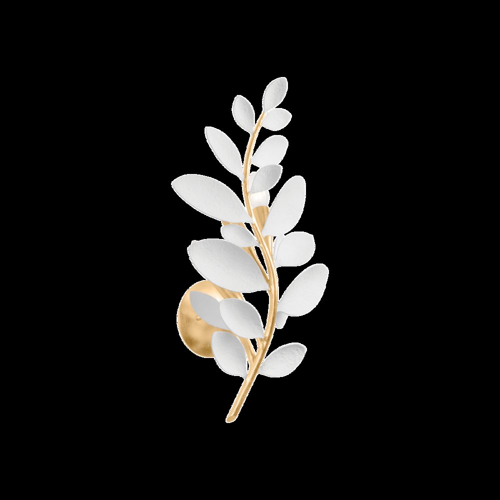 Marabec Wall Sconce, Vintage Gold Leaf. Picture 1