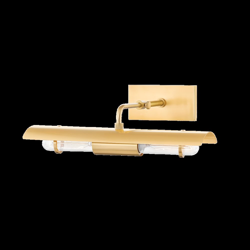 Raelynn Picture Light, Aged Brass. Picture 1