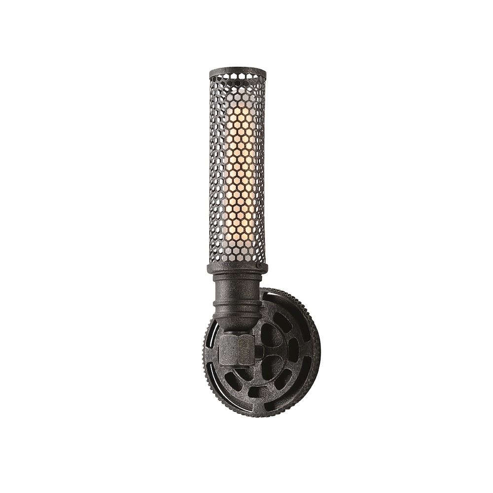 Atlas Wall Sconce, Aged Pewter. Picture 1