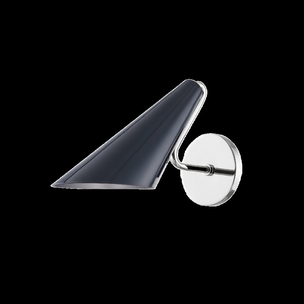 Talia Wall Sconce, Polished Nickel. Picture 1