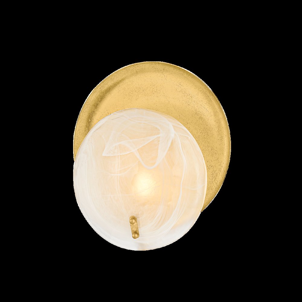 Shanette Wall Sconce, Vintage Gold Leaf. Picture 1