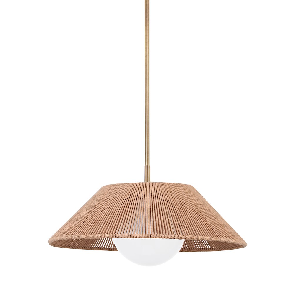 Lisbon Pendant, Patina Brass. Picture 1