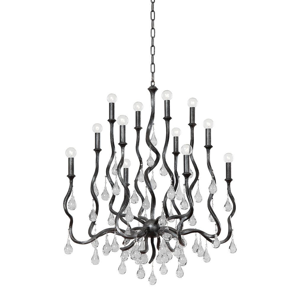 Aveline Chandelier, Black. Picture 1